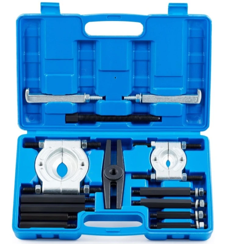 12/14 Pcs Separator Combination Set Bearing Splitter Mechanical Double Disc Puller Chuck Gearbox Outer Bearing Remover Tool