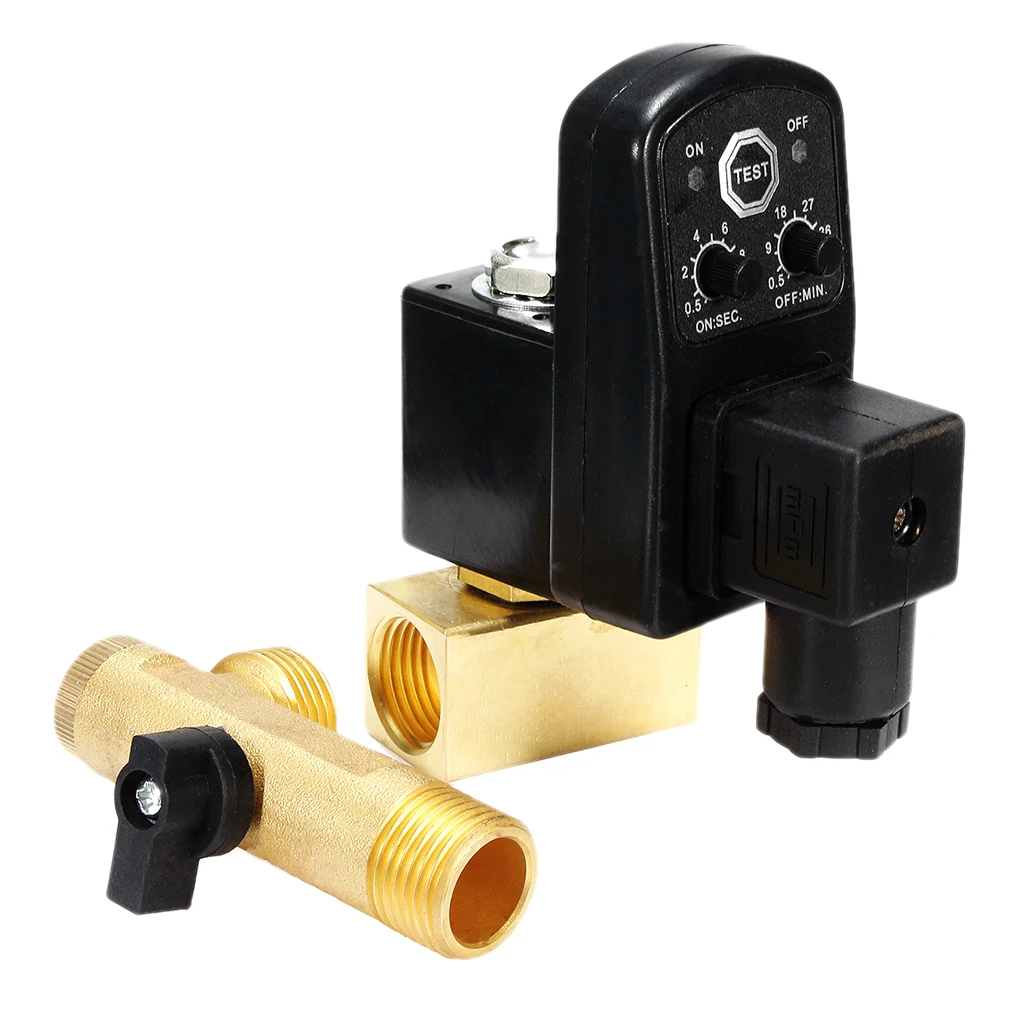 1 Piece Air Release Valve for Air Compressors for Filters, Separators, Dryers, Gas Tanks