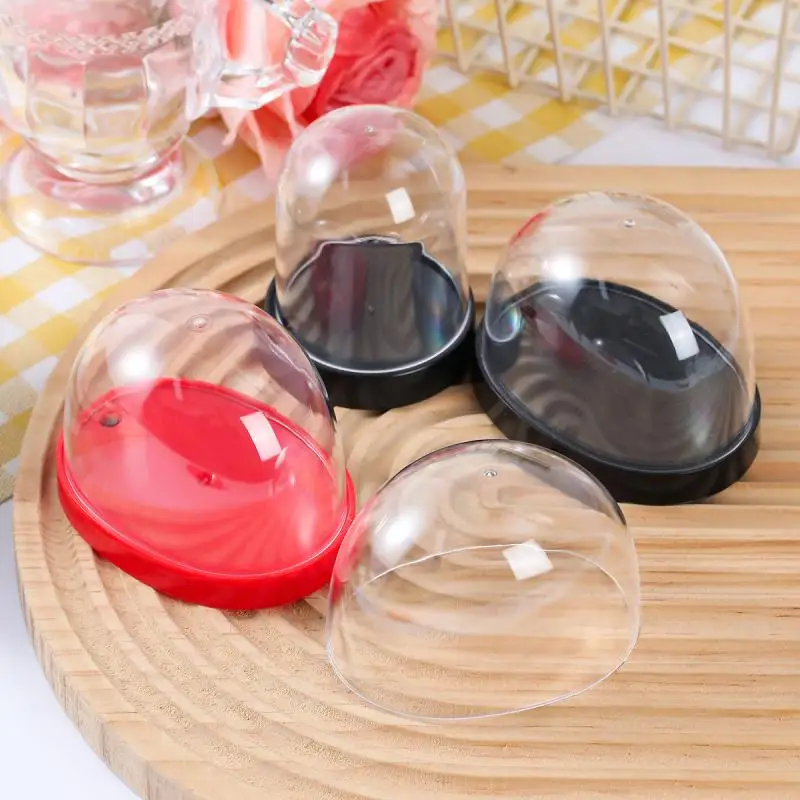 Mini Simulation Dust Cover Transparent DIY Protective Hemispherical Scene Miniature Decoration Home Decor Crafts 5pc/lor