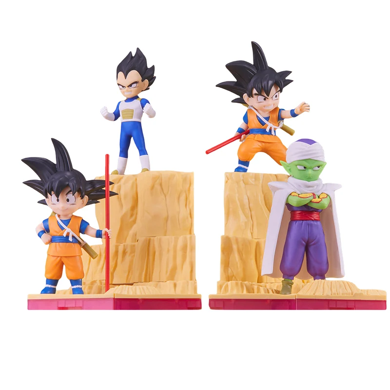 Bandai oryginalna Dragon Ball DAIMA MODEL KIT Son Goku (mini) Vegeta Piccolo Anime figurka montaż zabawka ozdoba prezent dla dzieci