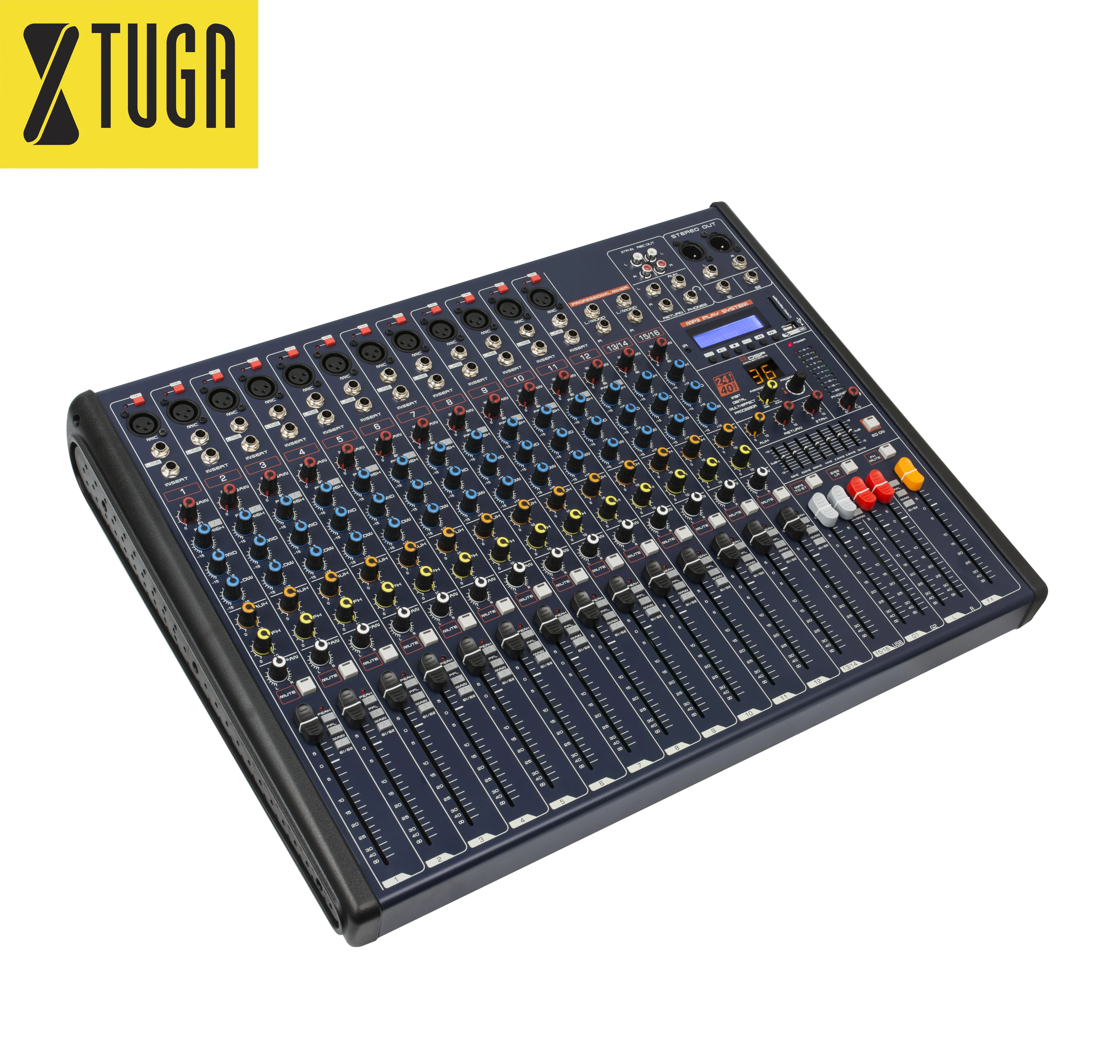

Xtuga MKX16 Pro Supplier Digital Power Mixer With 99 Dsp Effects