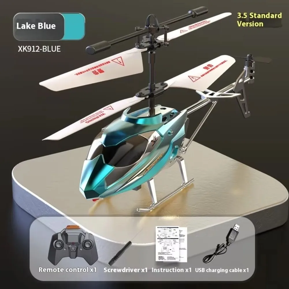 3.5CH RC Helicopter Remote Control Light Up Remote Control Helicopter Stable Flight Fall Resistant Kids Helicopter Toy