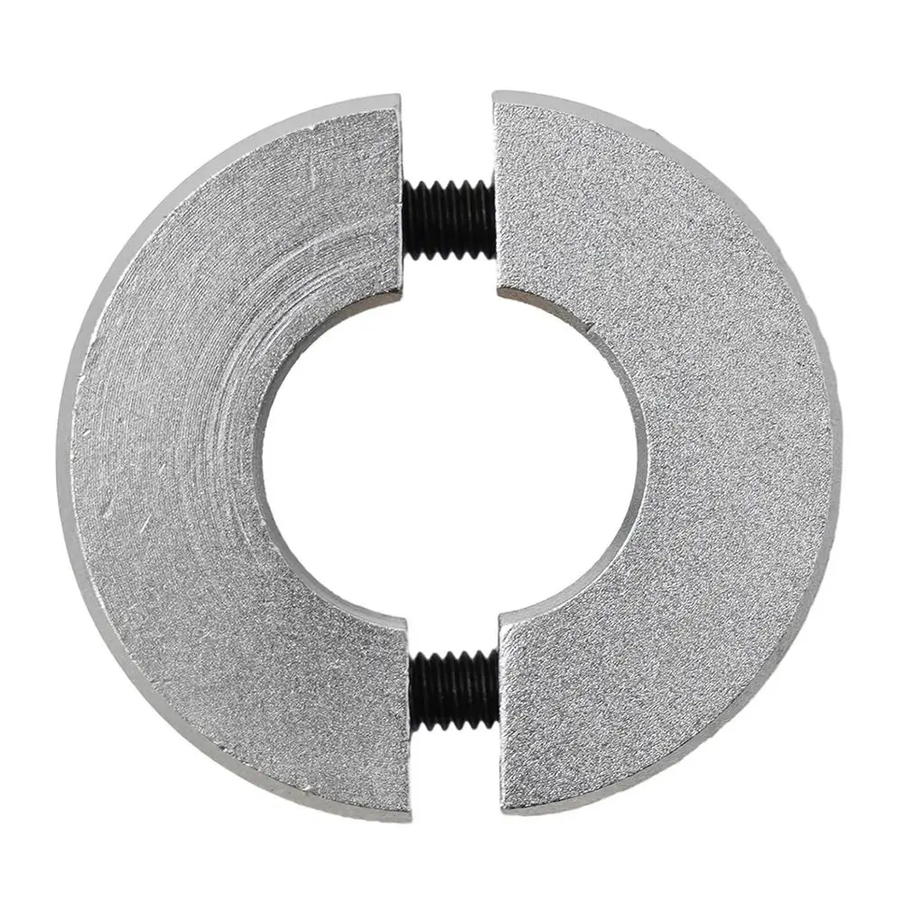1Pcs Aluminum Alloy Fixed Locking Limit Ring Double Split Separate Optical Axis Shaft Collar with Screws 6-20mm Diameter