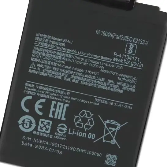 Premium Quality Battery BM4J For Xiaomi Redmi Note 8 Pro Redmi Note8 Pro Long Battery Life