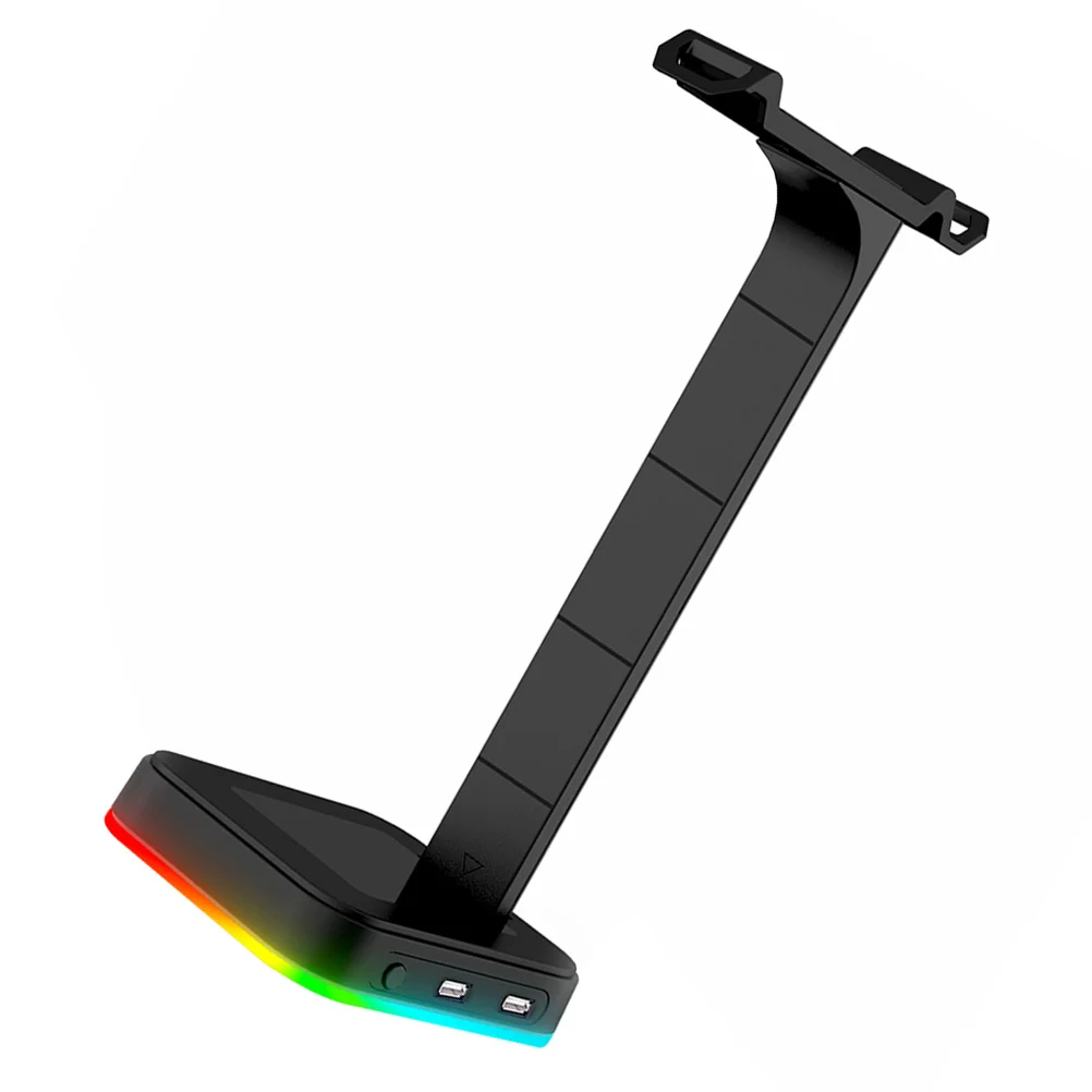 Держатель для гарнитуры RGB, регулируемое освещение, настольный USB-концентратор, подставка для игровых наушников, стойка для наушников, держатель для гарнитуры, кронштейн для наушников