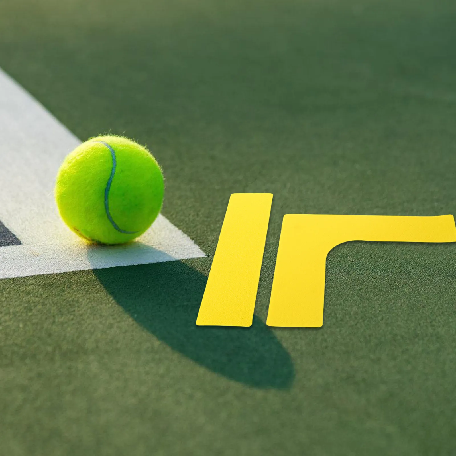 

1Set Pickleball Court Markers Kit Tennis Court Line Markers Flat Low Profile for Safe Training Temporary Courts Uv Resistant