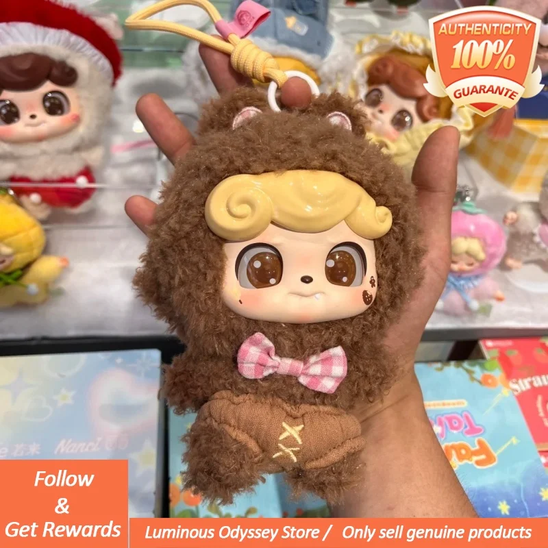 ของแท้ Q Bao V2 Q. เด็ก Fairy Tale Mood Fluffy Monster Series กล่องตาบอดกระเป๋าจี้ตุ๊กตาน่ารักตุ๊กตาสาวของขวัญ Mystery กล่อง