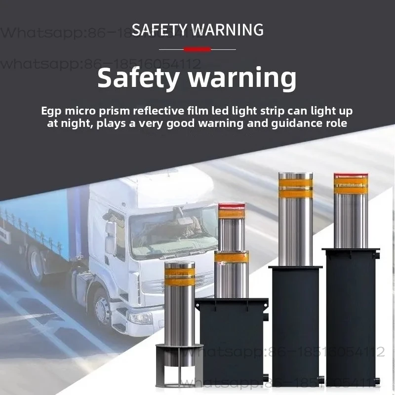 Fully Automatic Hydraulic Lifting Column Remote Control Electric Telescopic Intelligent Anti-collision Road Bollard