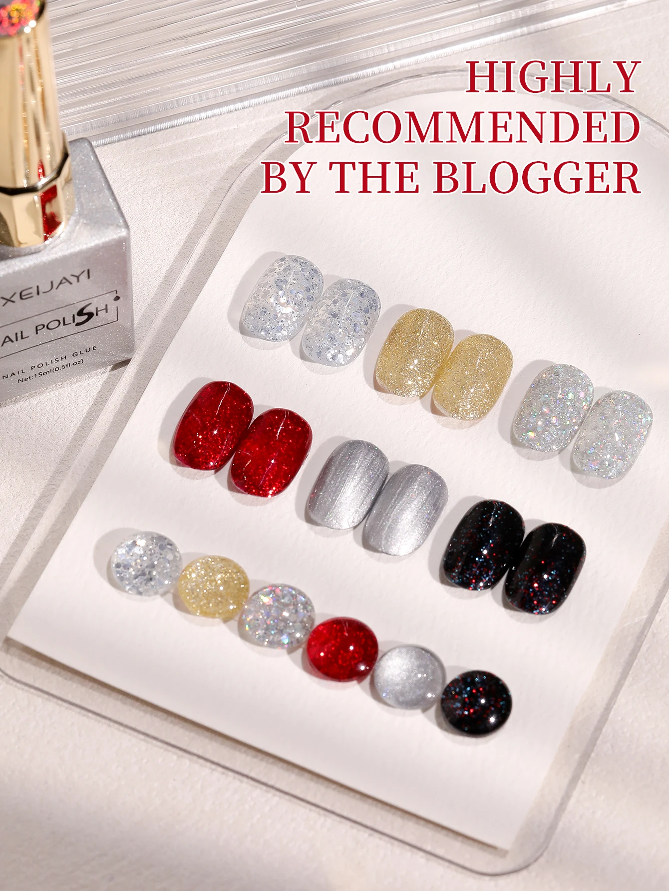 XEIJAYI 6 قطعة 15 مللي جل طلاء الأظافر مجموعة شبه دائمة الأشعة فوق البنفسجية هلام البولندية أطقم جميع لمجموعة أدوات مانيكير نقع قبالة UV LED Vernis #6