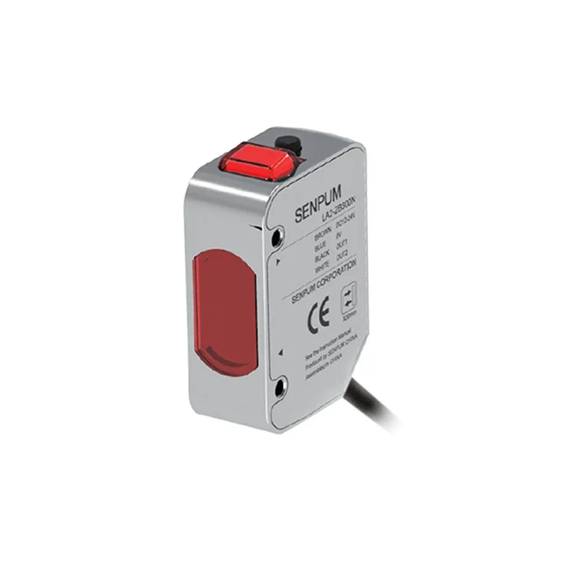 2025Senpum Laser Sensor BGS CMOS Type Reflective Red Laser Beam Tracking Detective Sensor Replacing Keyence LR-ZB1