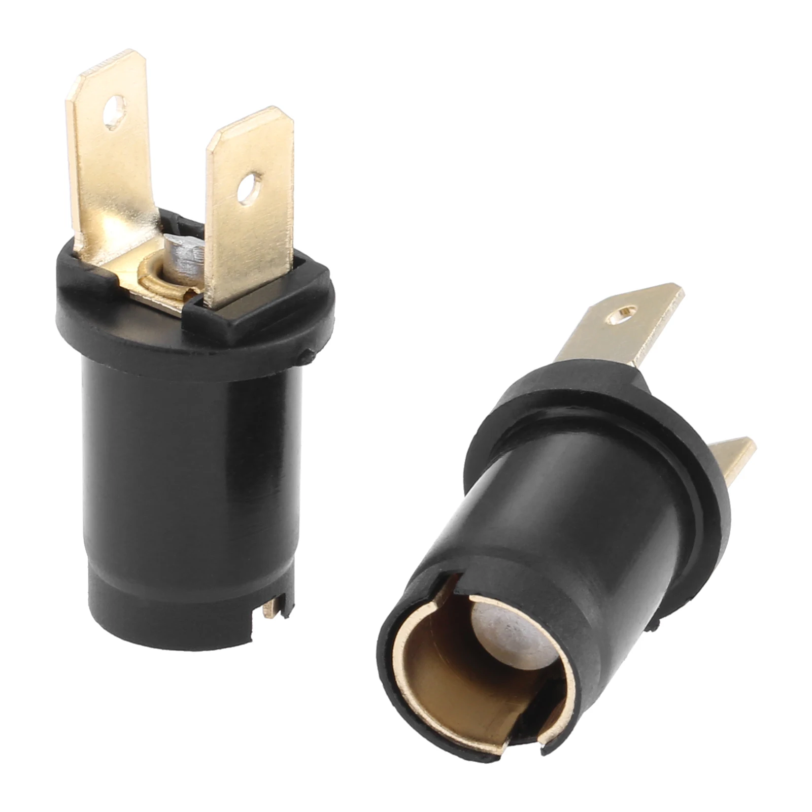 2pcs Side Light Bulb Holders 170790 for 6V/12V/24V Ba9s 989/233 Lamp Holder Car Motorcycle Scooter Lighting Components