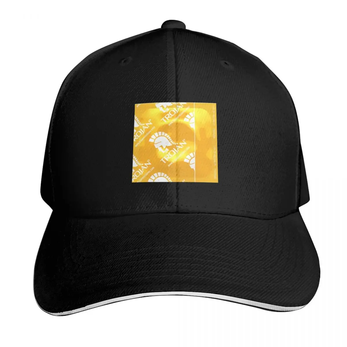 

Trojan Condom Baseball Cap sun hat Visor party Hat Trucker Hat Women's Hats For The Sun Men's