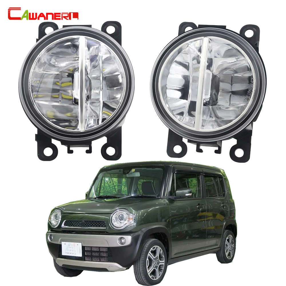 2 X 30W Car LED Fog Light Assembly H11 Front Fog Daytime Running Lamp DRL For Suzuki Hustler MR31S MR41S MR52S MR92S 2014-2023