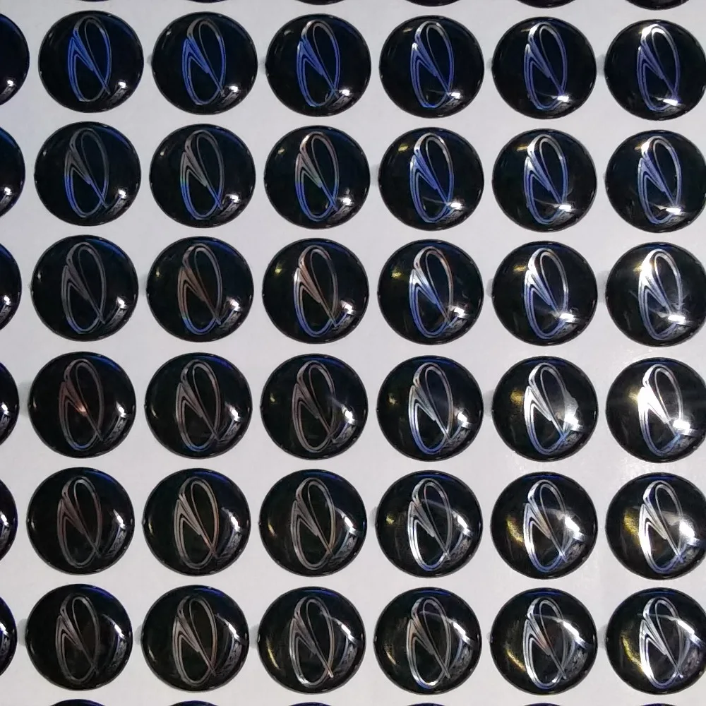 10mm KEYDIY DIY Epoxy Round Sticker Badge Label Emblem Symbol for Xhorse Vvid  Remote Case Cover Fob Key Shell