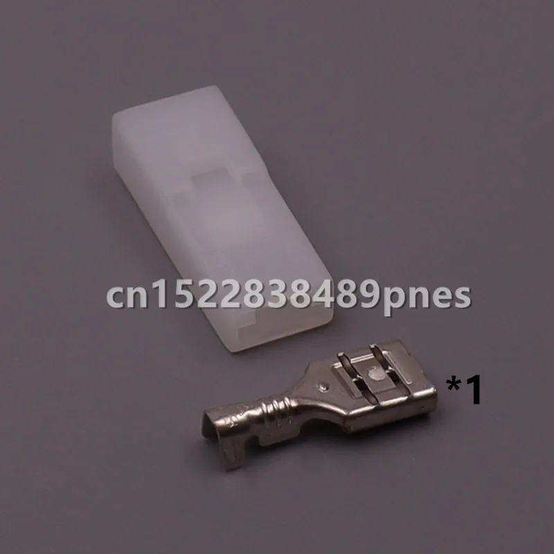 1 Pole 6.3 Series Large Current Vehicle Connector Car Plug Electric Wiring Harness Unsealed Socket