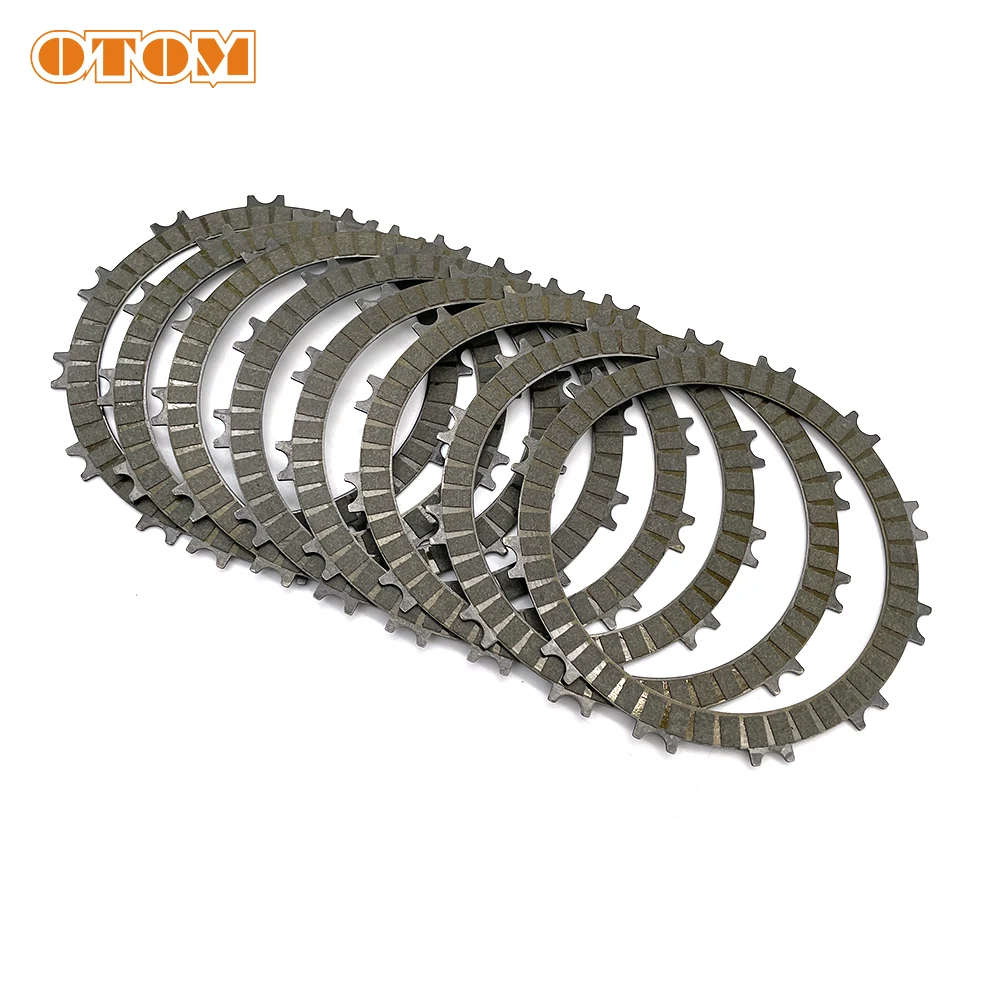 OTOM 8 Pcs/Lot Engine Clutch Friction Plate Iron Lining Disc For KTM EXC SX XCW TC TE TX EC EX MC 250 300 Motorcycle Accessories