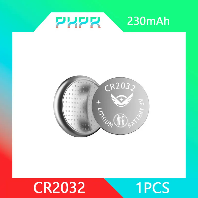 CR2032 3 فولت 230 مللي أمبير بطارية خلية عملة Li-MnO للوحة الأم BIOS CMOS مفتاح فوب ساعة