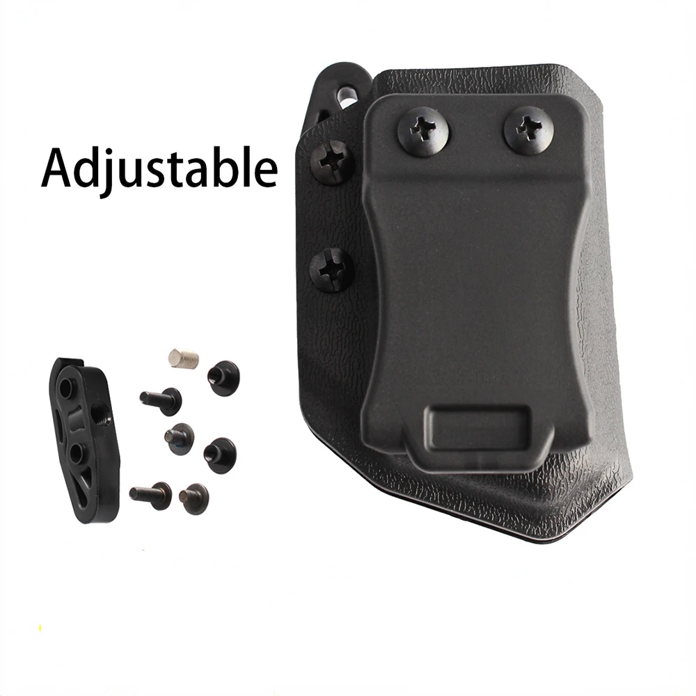 Universal Single Stack Mag Carrier For Glock 43 Single Stack Magazine Echo Carrier IWB/OWB For Right/Left Handed