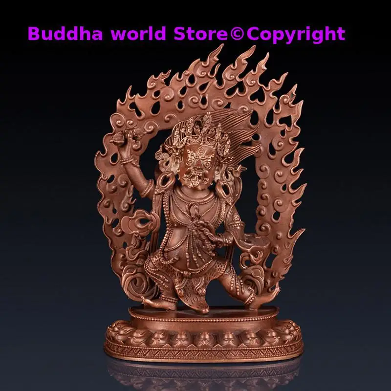 Rare Handmade tibet Vajrapani buddha statue Vajrayana Bodhisattva buddha high quality buddhist altar temple monk worship 10cm