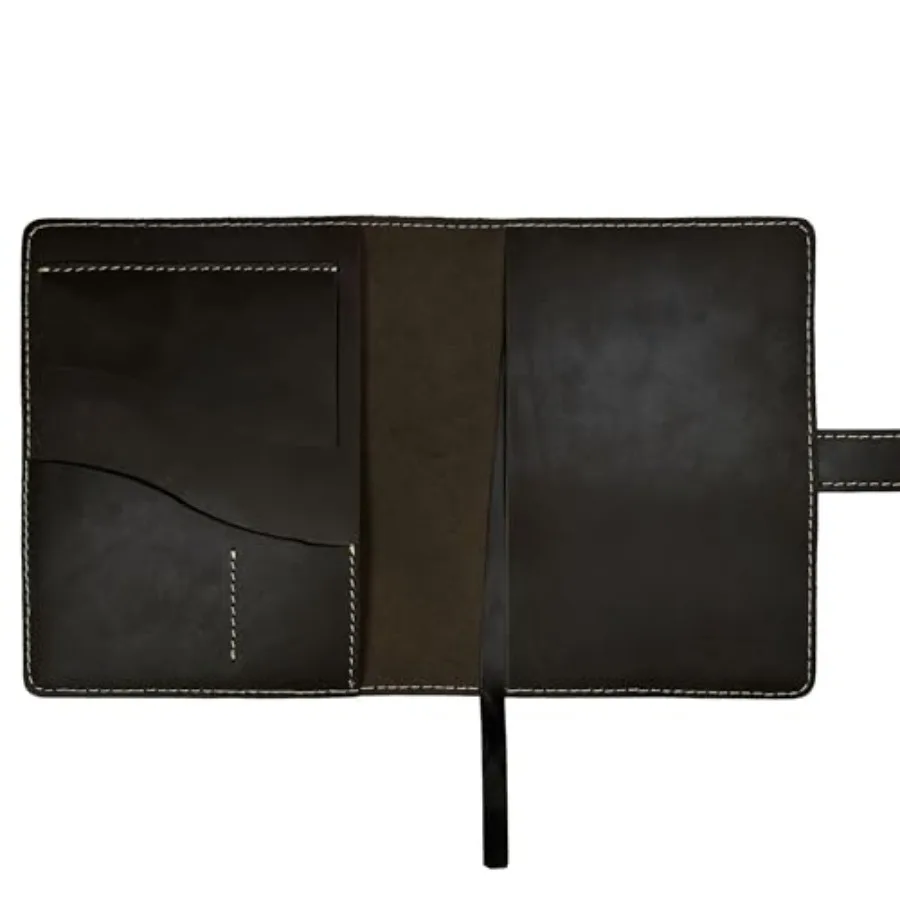 

Leather Sketchbook Cover for 5.5 x 8.5 Sketchbook Art Case for Drawing Book with Pencil Case or Art pens etc, Only Covers Full