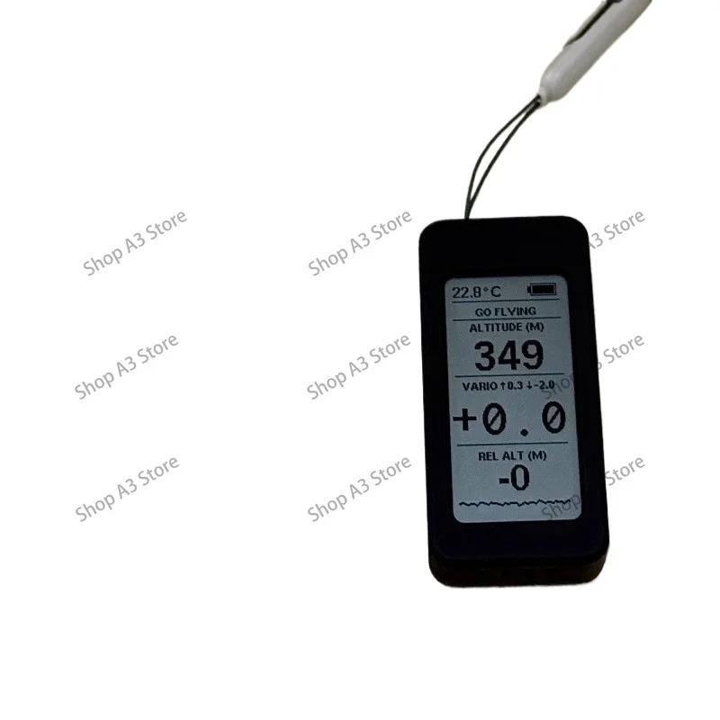 Portable Paragliding Altimeter Variometer, Digital Height Measuring Device for Paragliding, Hang Gliding Outdoor Flying