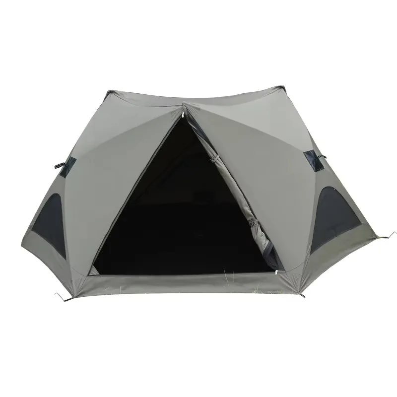 YTYINPortable One Bedroom Pop Up Camping Tent With Rainproof Sunshade Oxford Fabric And Fiberglass Pole
