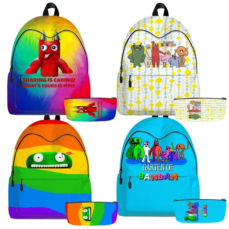 

Garten of Banban School Bags for Teenage Girls Cartoon Schoolbag Children Rucksack Cute Boys Girls Kids Shoulder Knapsack