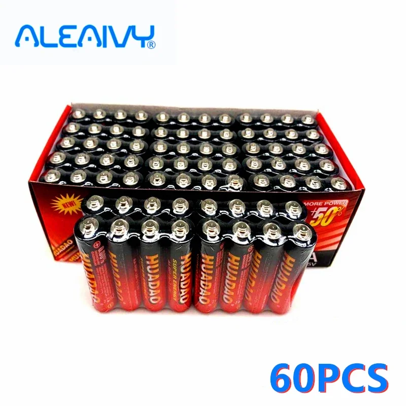 

Aleaivy 60PCS Pharmacy 1.5 V AA battery Carbon Piles UM4 Strong Explosion -1.5 Volt AA Non -Mercury Battery