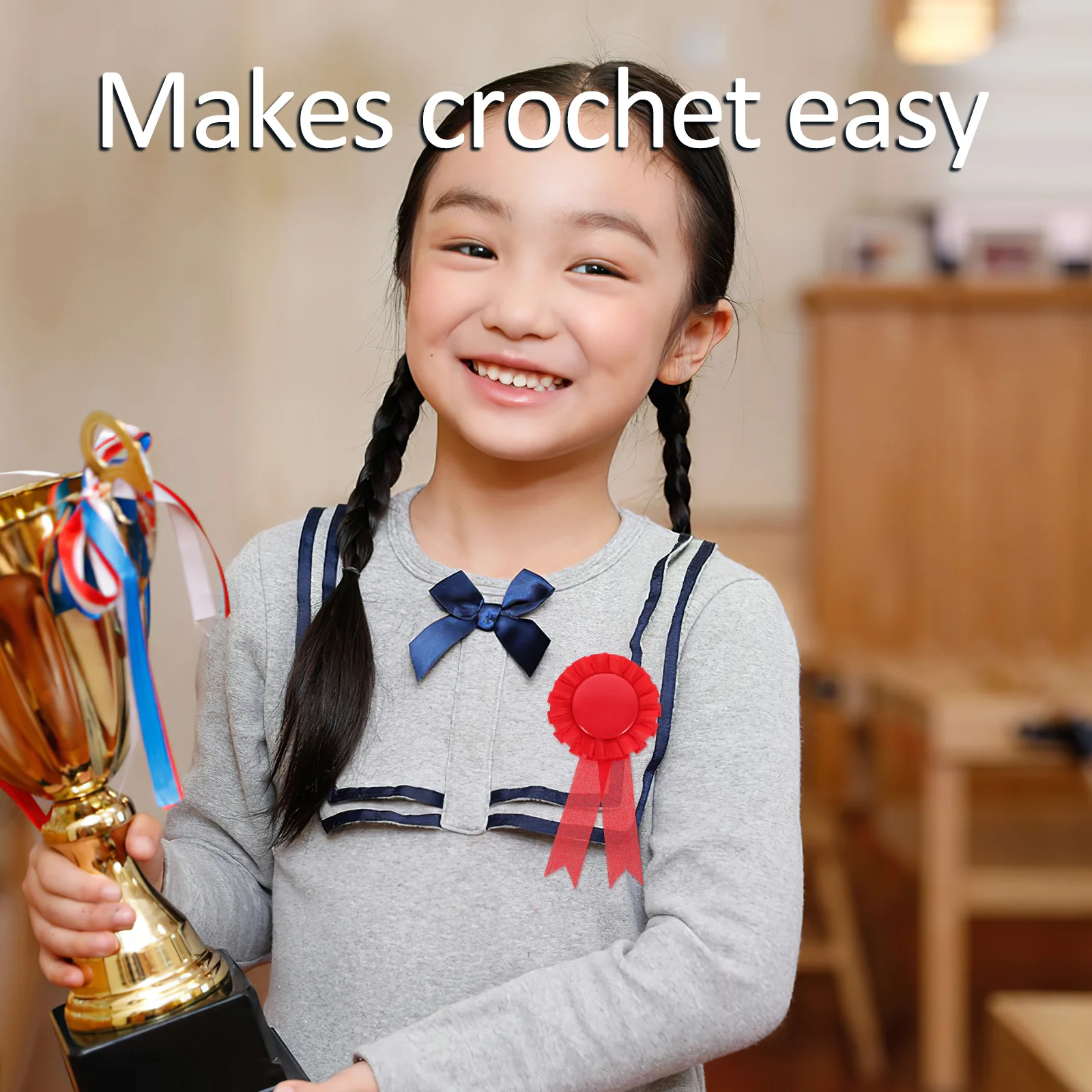 

20Pcs Blank Badge with Pin DIY Ribbon Badges for Awards Name Tags Craft Projects Decorative Medal Ribbons Employee Recognition