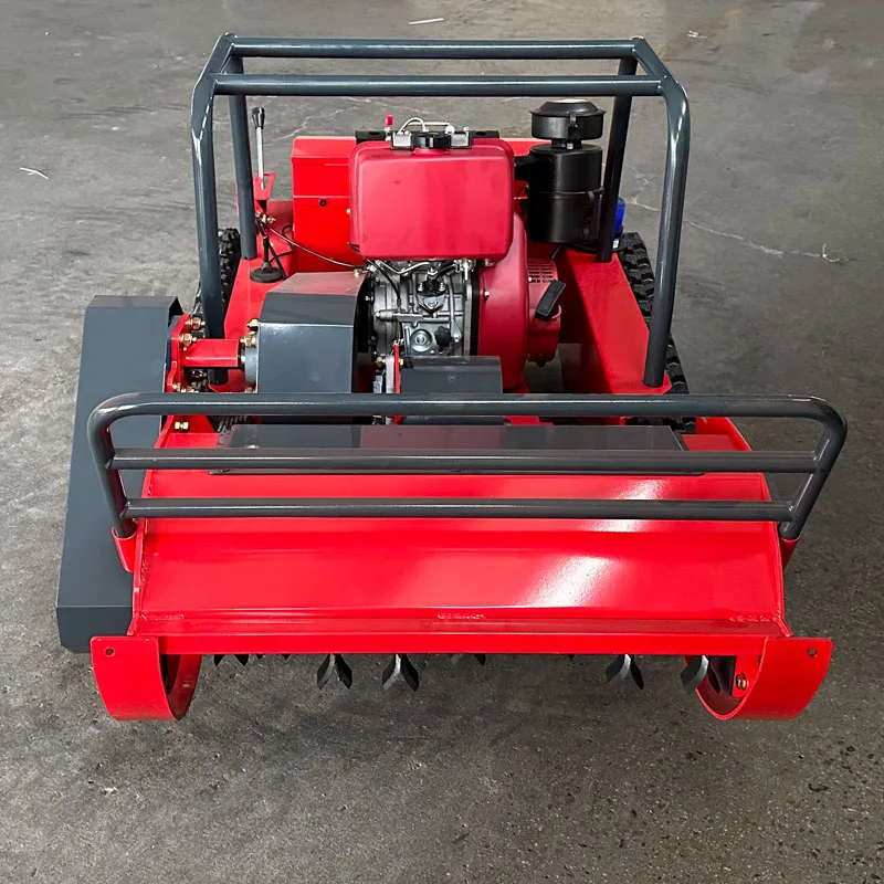 Custom Euro 5 Emission Standard Self-propelled 4 Stroke Remote Control Lawn Mower Wireless Control Garden