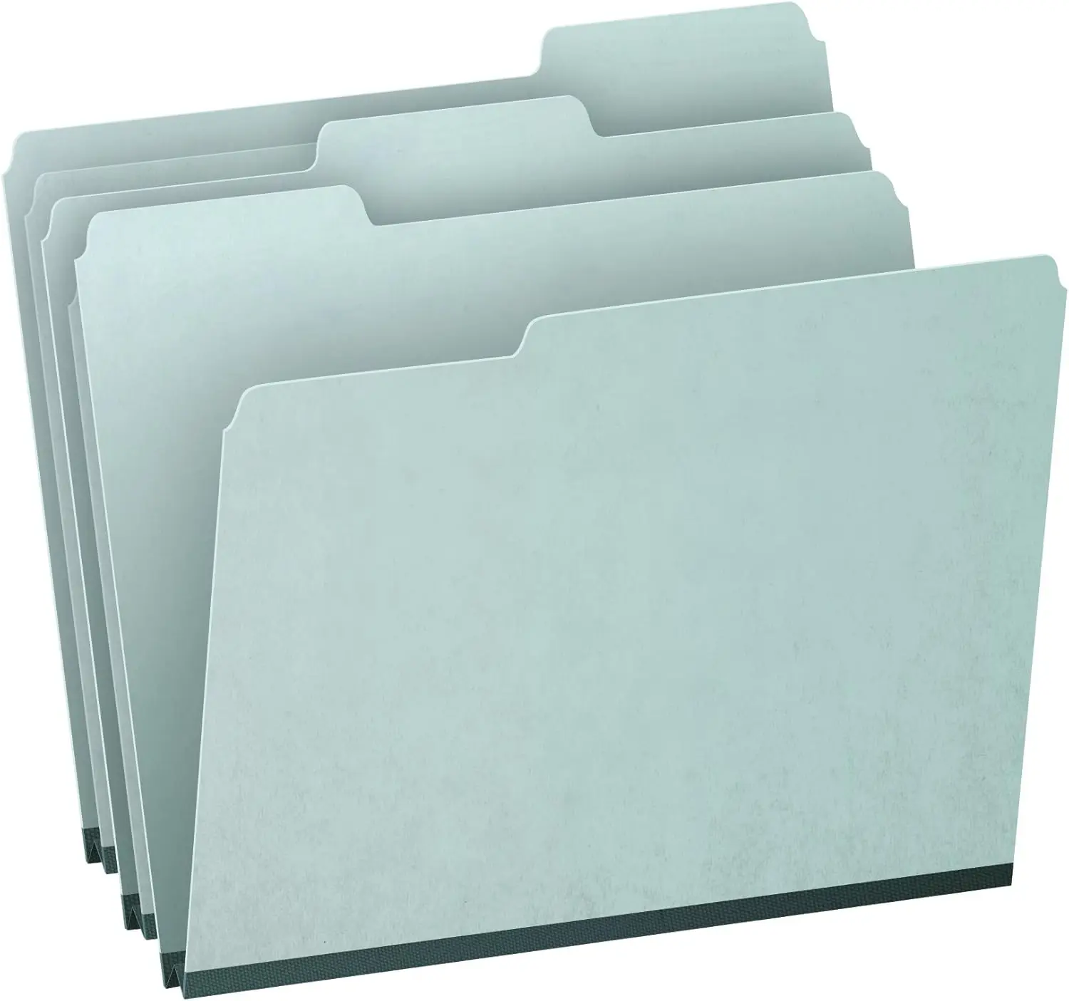 

1-Inch Expanding File Folders with 1/3 Cut Tabs, Letter Size, Blue Color, 25 per Box