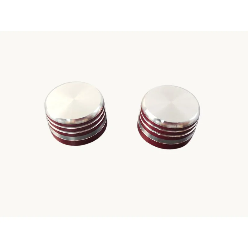 2Pcs Aluminum Alloy For 2014 2015 Suzuki S-CROSS 2016-2018 Suzuki Vitara Central Control Air Conditioning Knob Heat Switch Cover