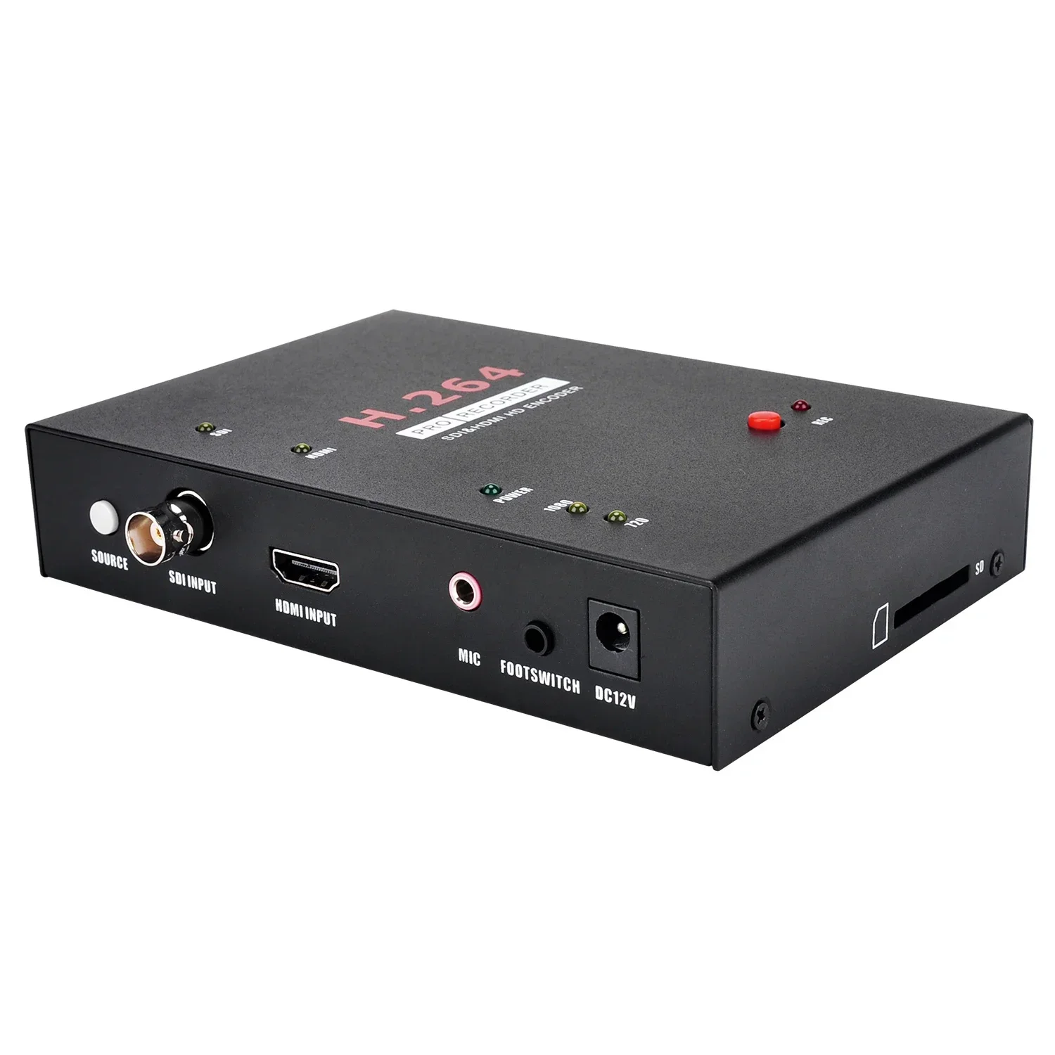 2026 ezcap286 H.264 Pro Recorder HD HDMI and SDI Video Capture Encorder Record HD Signal to USB or HDD Support Live Streaming