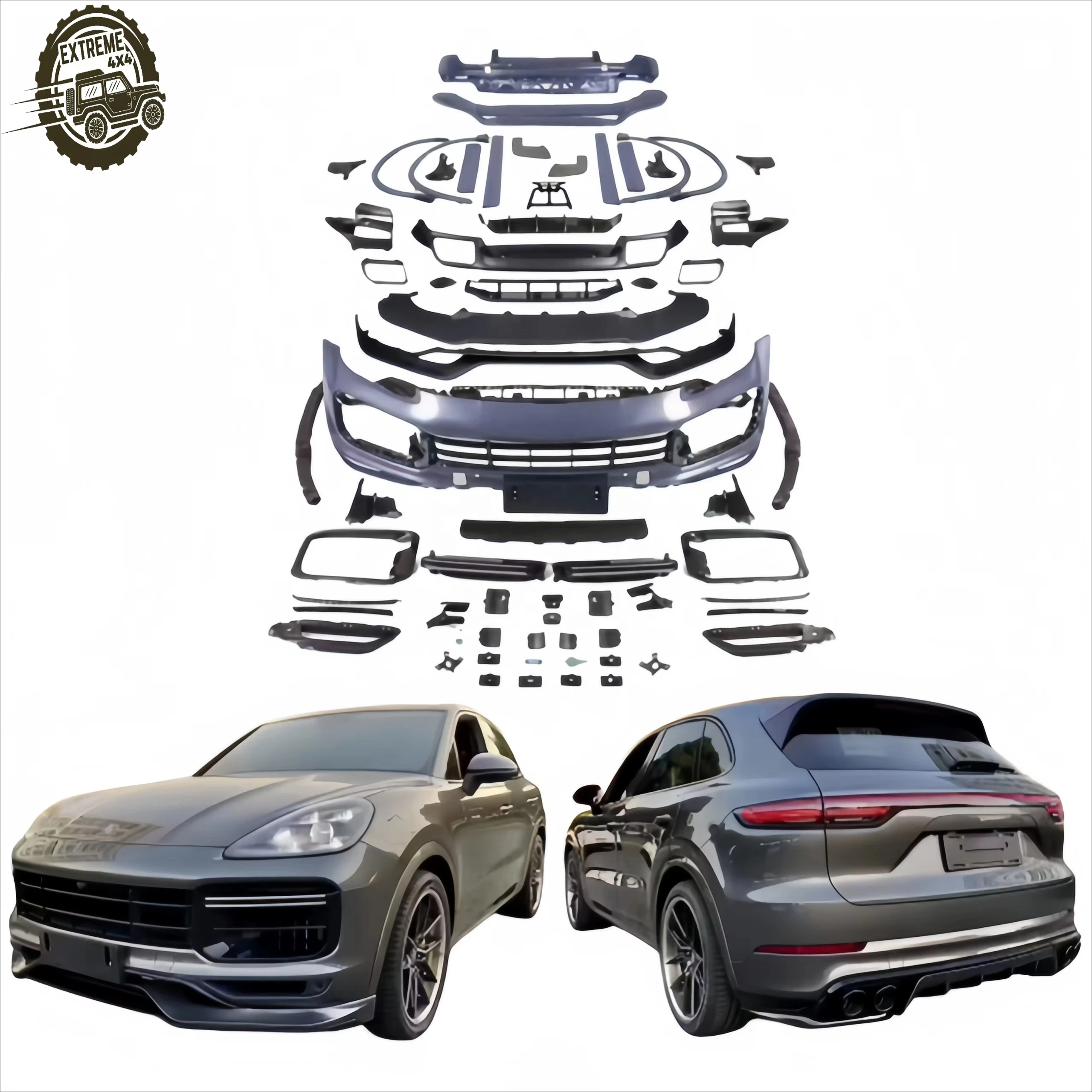 

For Porsche Cayenne 9Y0 Upgraded Turbo Body Kit, Suitable for 2018-2023 Cayenne Models