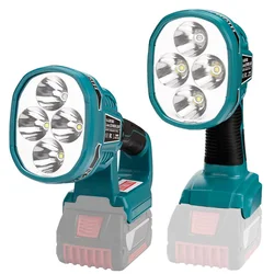 For Bosch 18V Li-ion Battery LED Work Light Tool Lamp,Portable Lantern Handheld Flashlight with USB for Bosch 18V BAT618 BAT609G