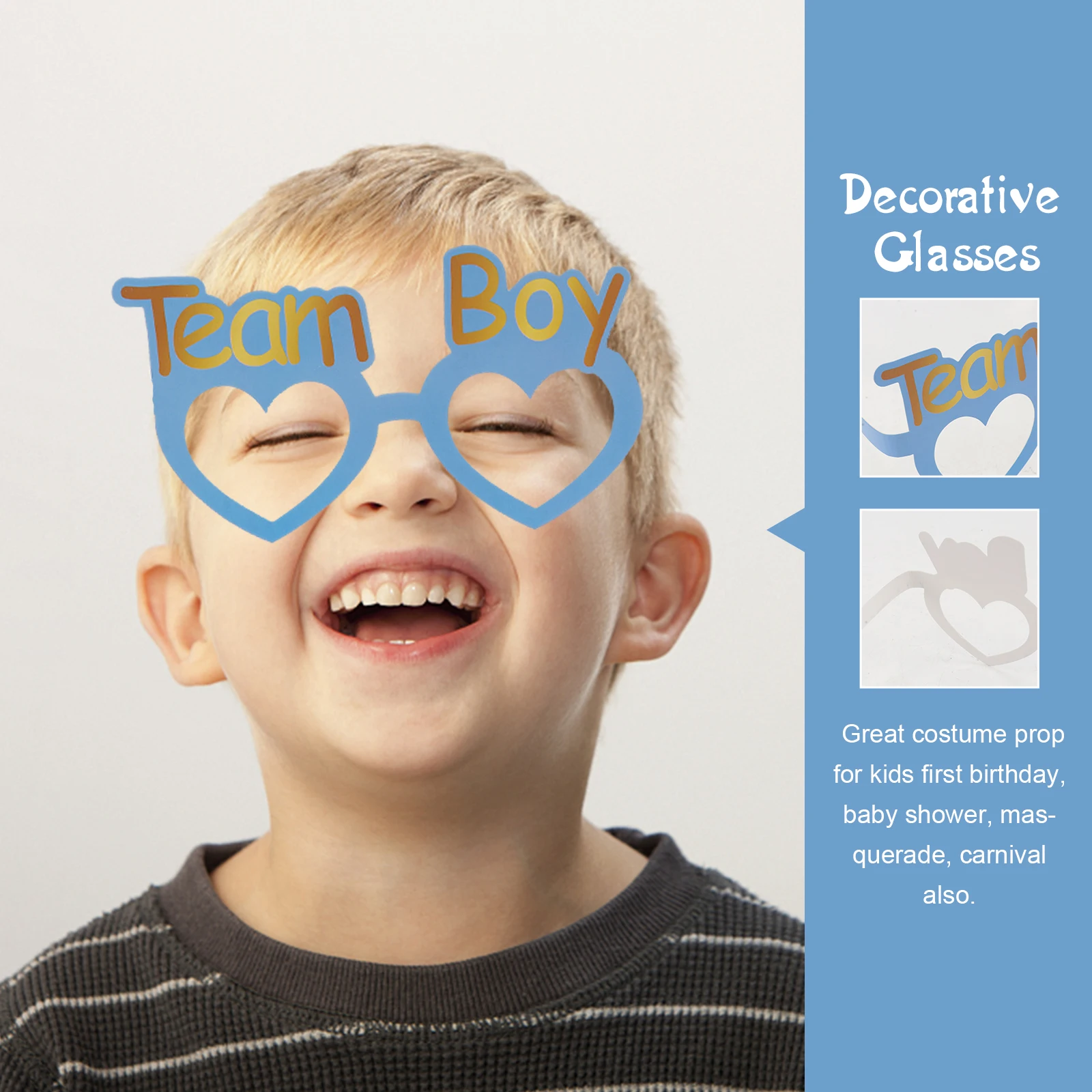 

8 Pcs Paper Glasses Mask Festival Party Eyeglass Accessories Eyewear Bridegroom