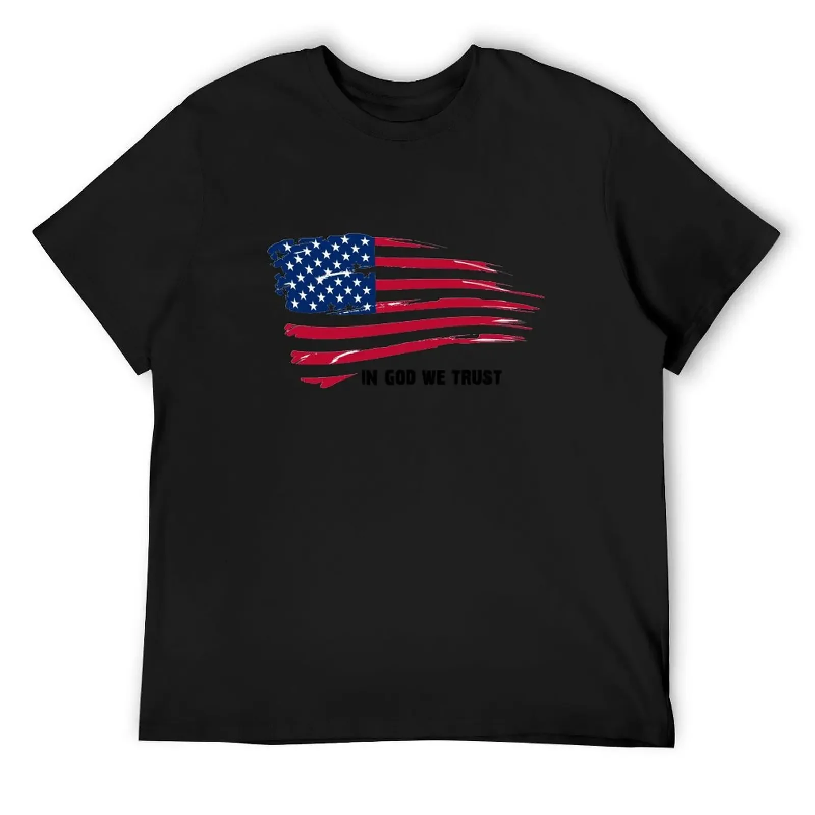 In God We Trust American Flag Shirt, Sticker, Poster, Cases, Totes, Mugs, Skin T-Shirt