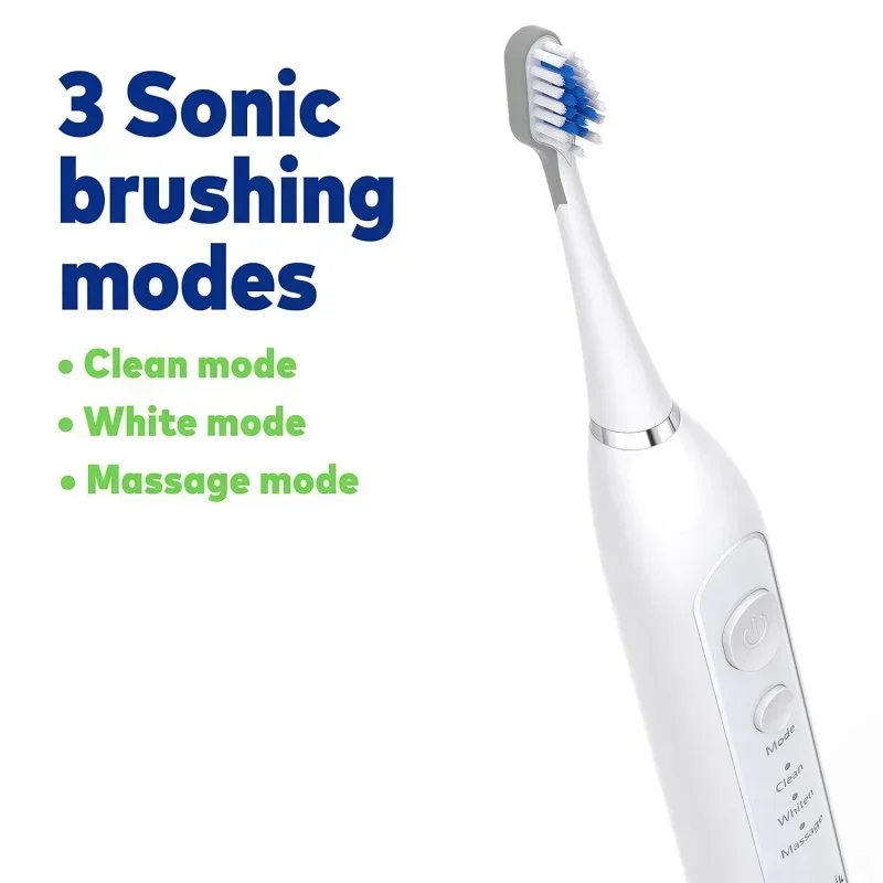 QWWaterpik Complete Care 9.0 Sonic Electric Toothbrush with Water Flosser,CC-01 White,11 Piece Set
