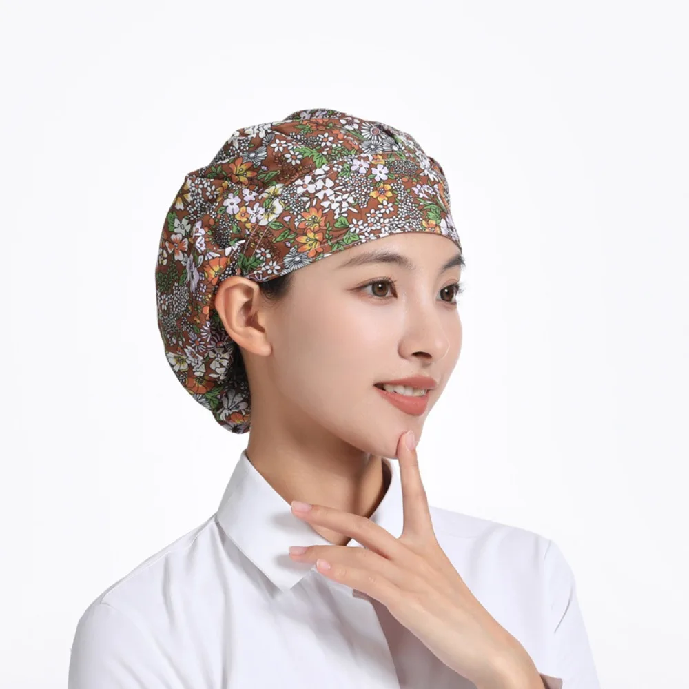 Adjustable Catering Chef Hat Breathable Oil and Soot Resistant Cooking Hat Dustproof Cafe Bar Baker Hat