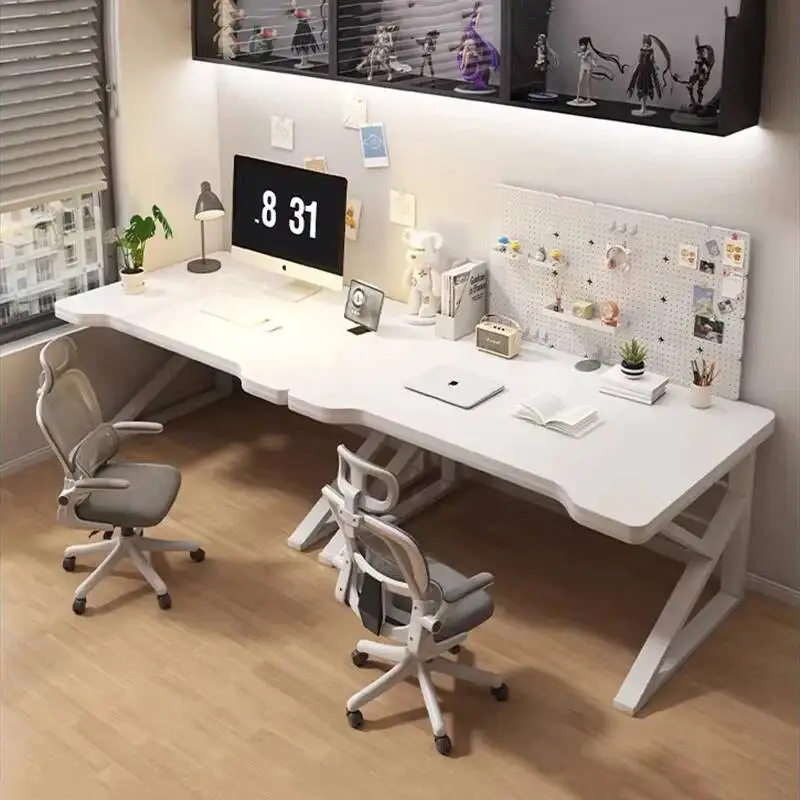 Bedroom Gaming Office Desk Space Computer Saving Standing Design Office Desk Aesthetic Nordic Mesa Ordenador Lounge Furniture