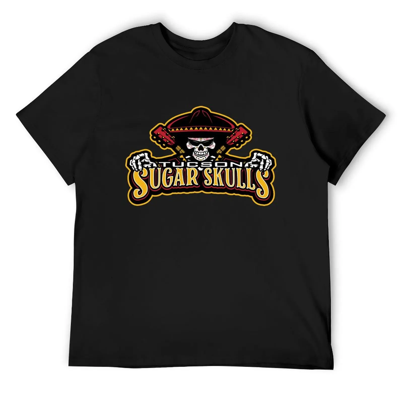 Tucson Sugar Skulls Football T-Shirt Short sleeve tee anime graphic shirts Short sleeve tee men