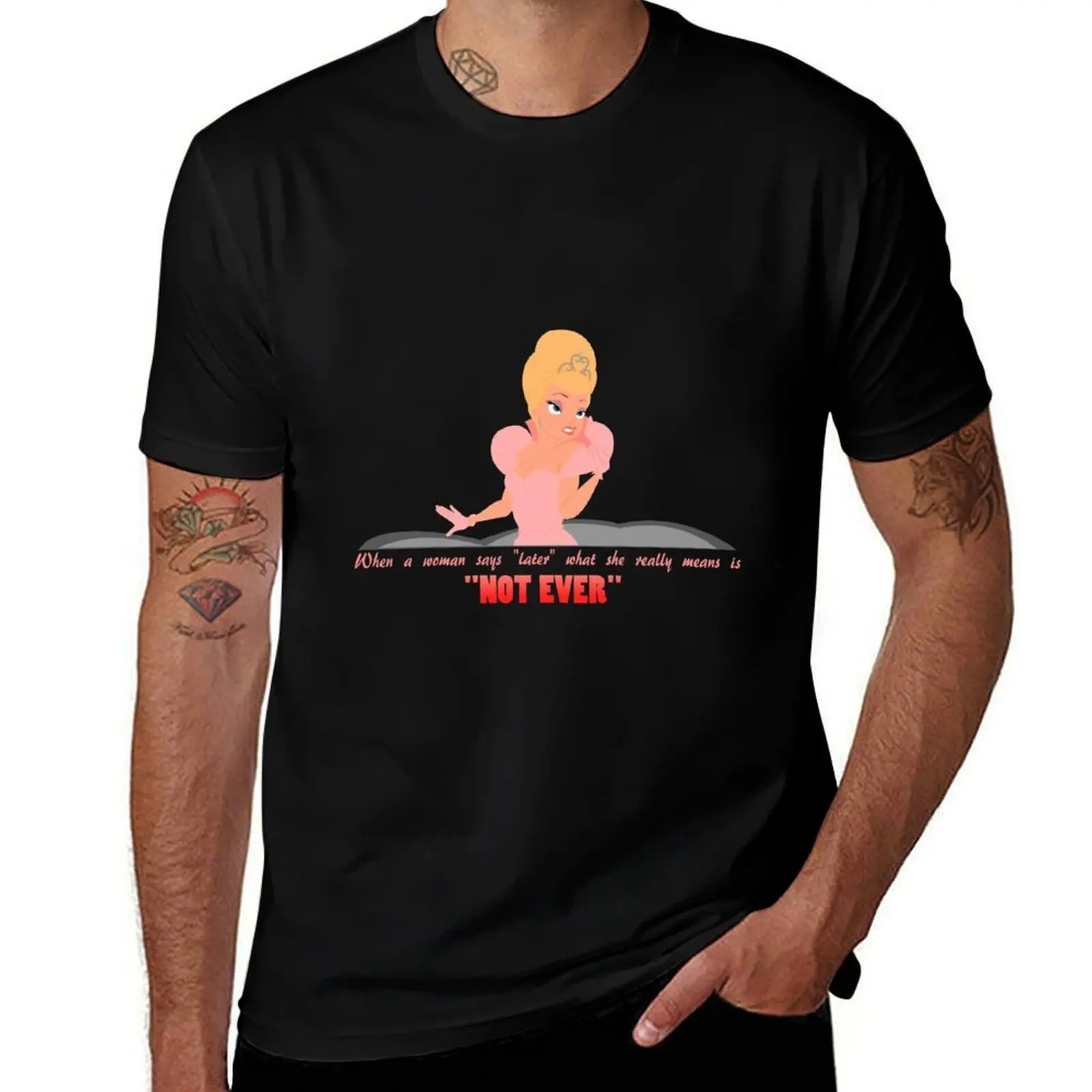 

Charlotte La Bouff - Not Ever T-Shirt topping funny shirt cotton cotton man t-shirts luxury t-shirt Short sleeve tee men
