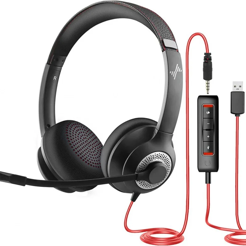 

Игровая гарнитура EH01 с проводным подключением, легкая, новая модель, для службы поддержки клиентов, авиации, бизнеса, водителей грузовиков