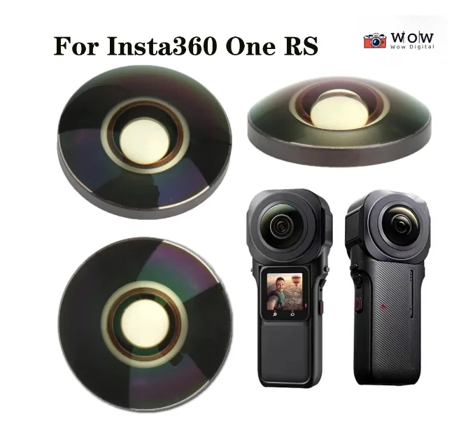 

New For Insta360 One RS 1-Inch Lens Replacement for Insta360 One RS 1-Inch Edition Glass Lens Camera Repair Parts