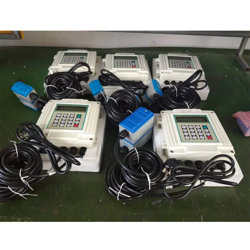 Water Inline Pipe Type Flowmeter Measurement Ultrasonic Flow Meter