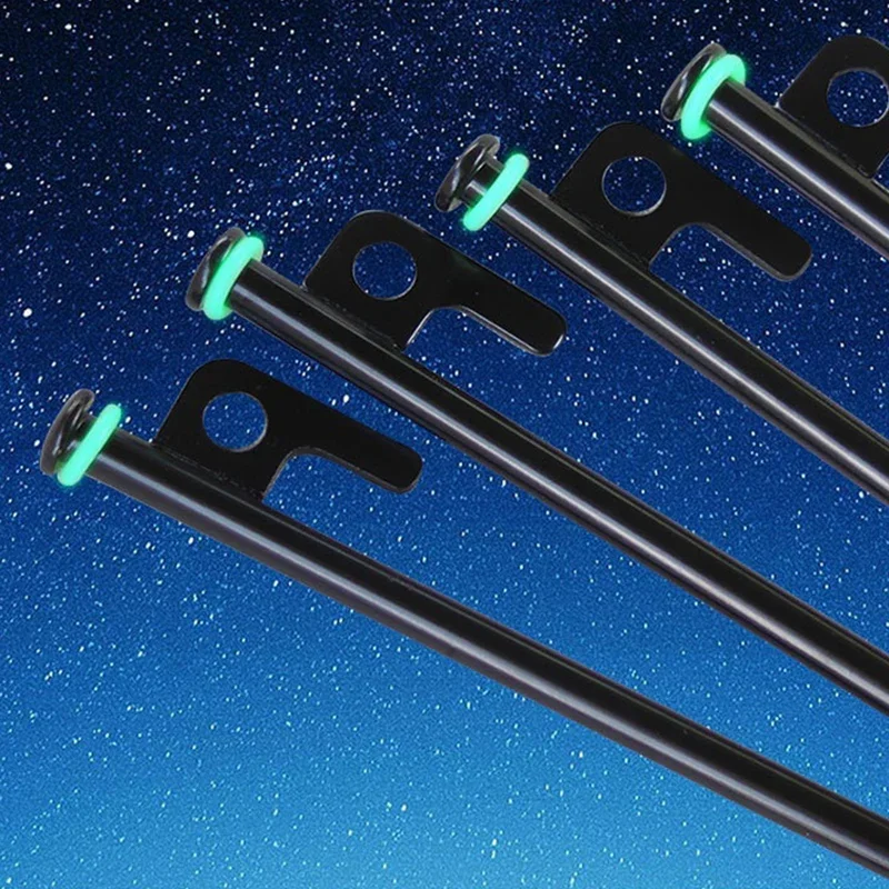 4/8 قطعة أرجل خيمة التخييم ومطرقة مجموعة أوتاد الخيمة ربط المسامير الأرضية 30 سنتيمتر طول في الهواء الطلق تخييم لوازم السياحية اكسسوارات #5