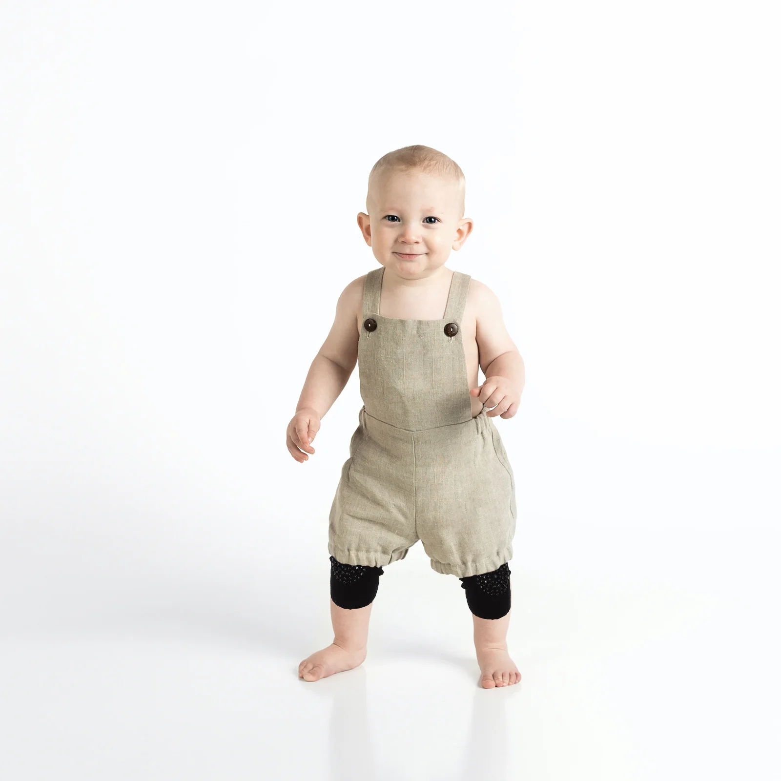 3 Pasang Pelindung Lutut Bayi untuk Merangkak Unisex Pelindung Siku Balita Warna Cerah Sederhana Bernapas Menyerap Keringat Pelindung