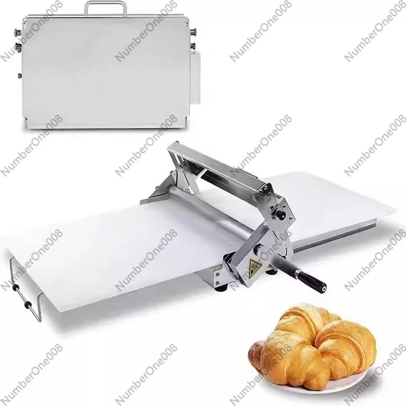 Household Desktop Manual Pastry Machine, Hand Crank Foldable Croissant & Tart Shell Maker, DIY Dough Press Tool