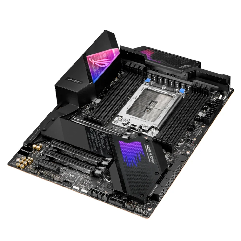 ASUS ROG Strix TRX40-E Gamingเมนบอร์ดสนับสนุนAMD TRX40 3960X 3970X 3990X CPU DDR4 256GB RAMหน่วยความจําNVME M.2 SATA PCIe 4.0