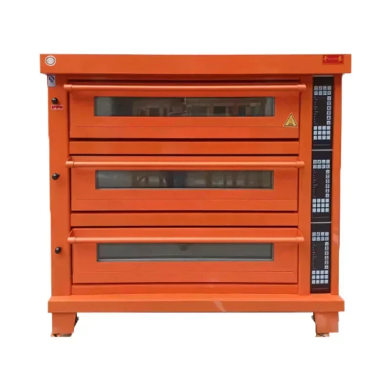 Oven Commercial Large Baking Oven Pizza Bread Cake Shop Orange Electric Oven Large Capacity